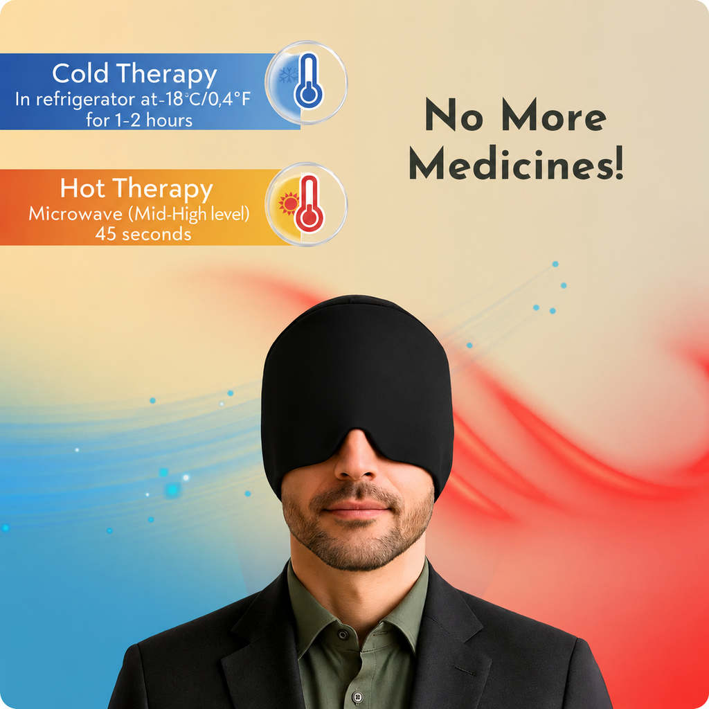 Mindmute Headache / Stress Relief Cap (Hot & Cold) - Premium Quality