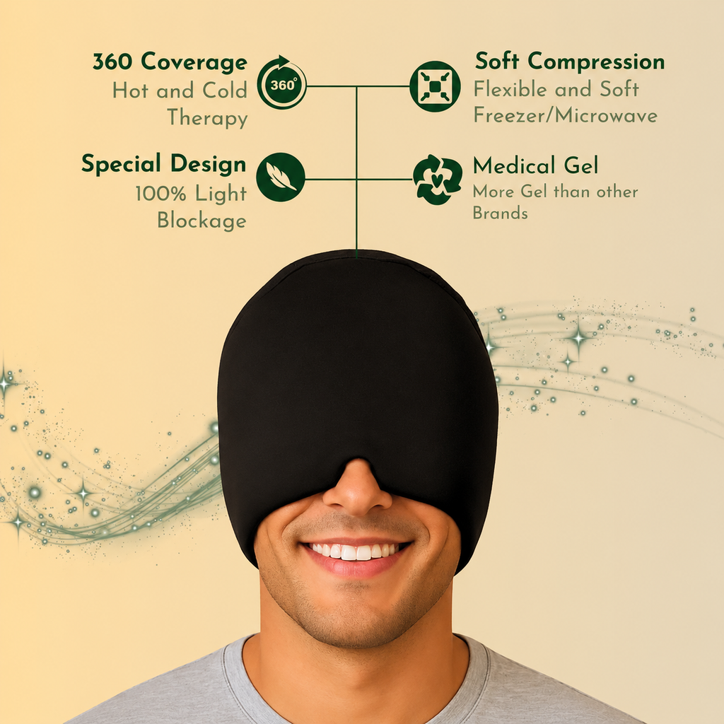 Mindmute Headache / Stress Relief Cap (Hot & Cold) - Premium Quality