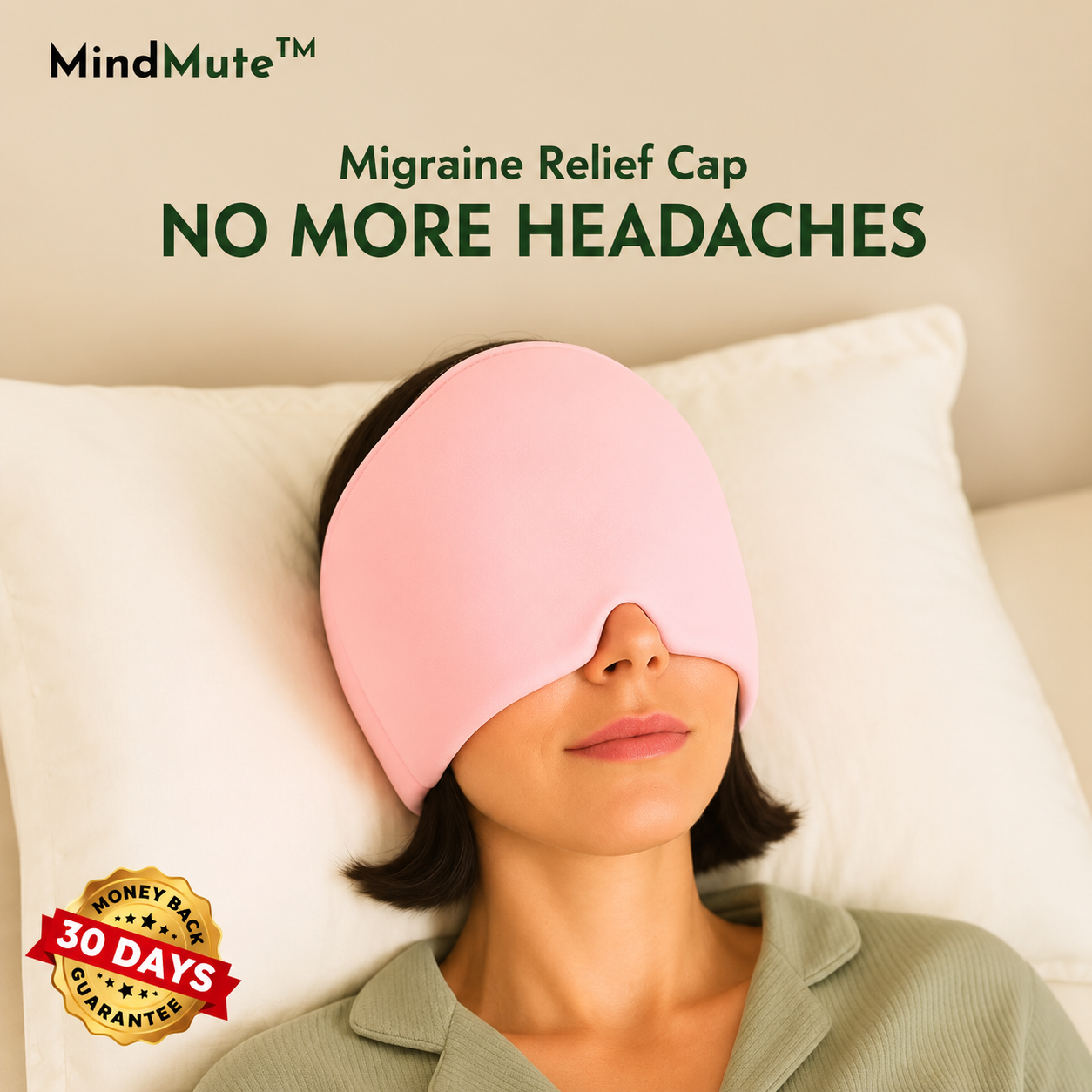 Mindmute Headache / Stress Relief Cap (Hot & Cold) - Premium Quality